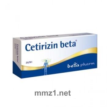 CETIRIZIN beta - 20 St.