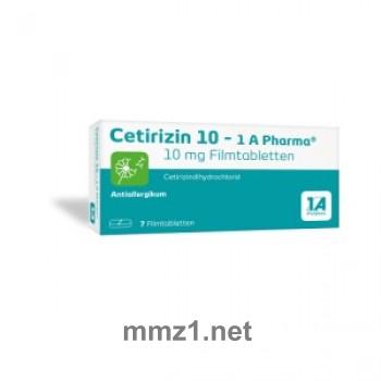 Cetirizin 10-1a Pharma Filmtabletten - 7 St.