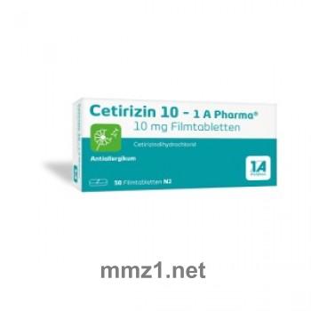 Cetirizin 10-1a Pharma Filmtabletten - 50 St.