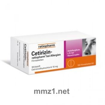 Cetirizin ratiopharm bei Allergien 10 mg - 100 St.