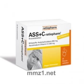 ASS + C ratiopharm gegen Schmerzen - 20 St.