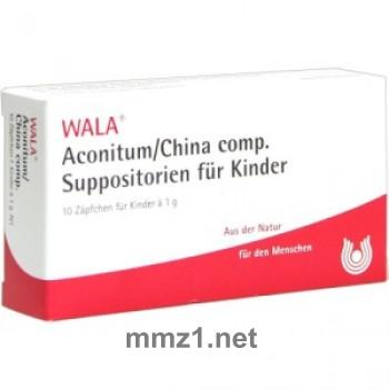 Aconitum/china Comp.kindersuppositorien - 10 x 1 g