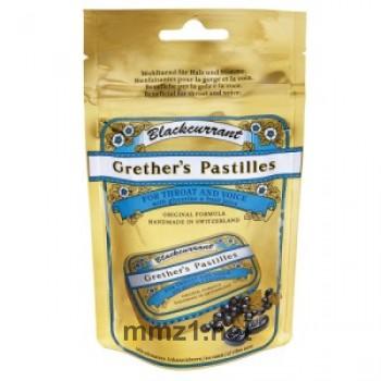 Grether’s Pastillen Blackcurrant Refill Beutel zuckerhaltig - 100 g