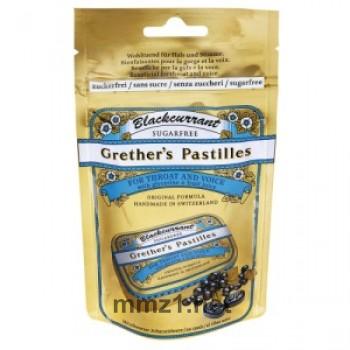 Grether’s Pastillen Blackcurrant Refill Beutel zuckerfrei - 100 g