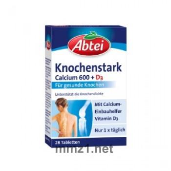 Abtei Knochenstark Calcium 600+D3 Tablet - 28 St.