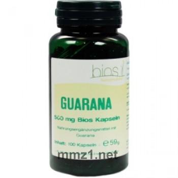 Guarana 500 mg Bios Kapseln - 100 St.