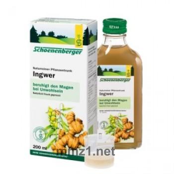Ingwer Pflanzentrunk Schoenenberger - 200 ml