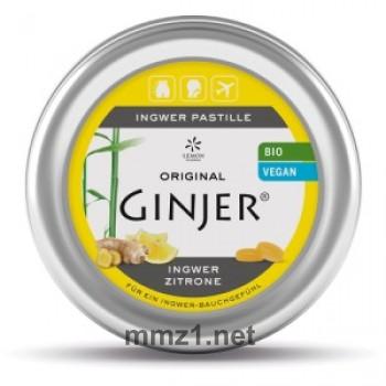 Ingwer Ginjer Pastillen Bio Zitrone - 40 g
