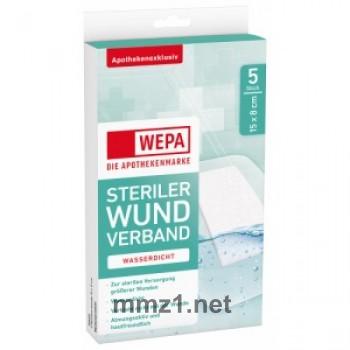 WEPA Wundverband wasserdicht 15 x 8 cm steril - 5 St.