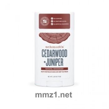 Schmidt&#39;s Signature Deodorant Stick Cedarwood + Juniper - 75 g