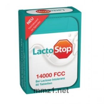Lactostop 14.000 FCC Tabletten im Spender - 80 St.
