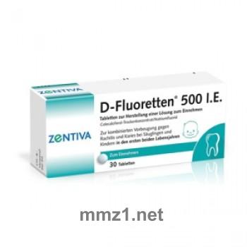 D Fluoretten 500 Tabletten - 30 St.