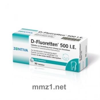 D Fluoretten 500 Tabletten - 90 St.