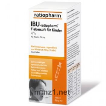 IBU ratiopharm Fiebersaft für Kinder 4% - 100 ml