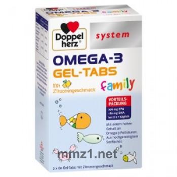 Doppelherz system Omega-3 Gel-Tabs family - 120 St.