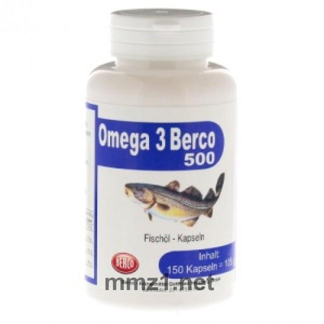 Omega-3 Berco 500 Kapseln - 150 St.