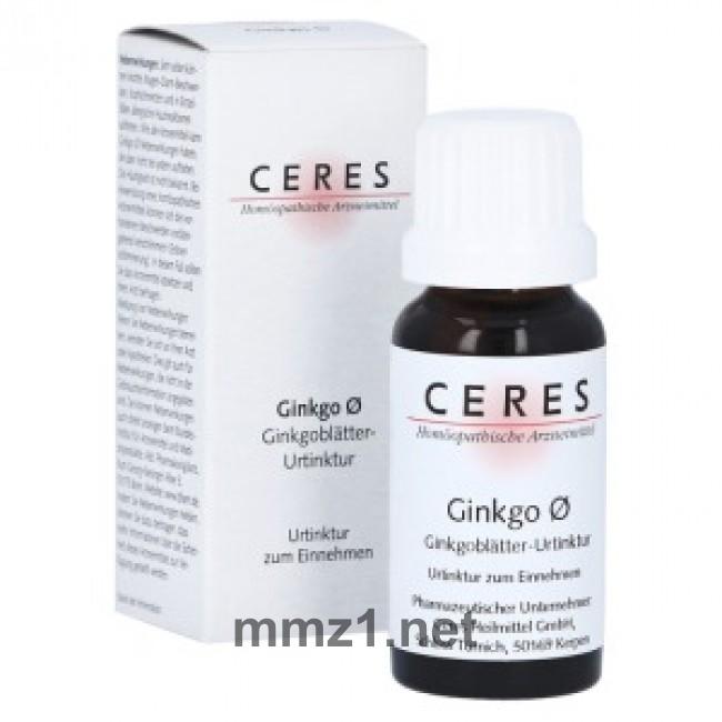 Ceres Ginkgo Urtinktur - 20 ml