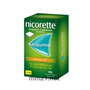nicorette Kaugummi freshfruit 4 mg - 105 St.
