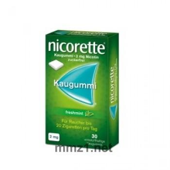 nicorette Kaugummi 2 mg freshmint - 30 St.