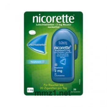 Nicorette Freshmint 2 mg Lutschtabletten - 20 St.