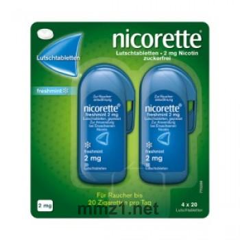 Nicorette Freshmint 2 mg Lutschtabletten - 80 St.