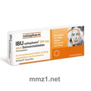 IBU ratiopharm 200 mg akut Schmerztabletten - 20 St.