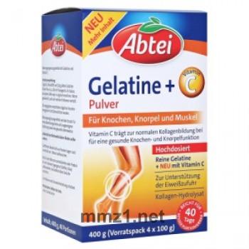Abtei Gelatine Plus Vitamin C Pulver - 400 g