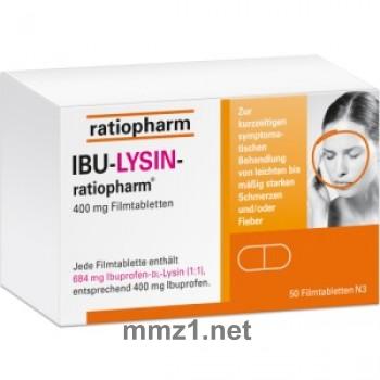 IBU-LYSIN-ratiopharm 400 mg Filmtabletten - 50 St.