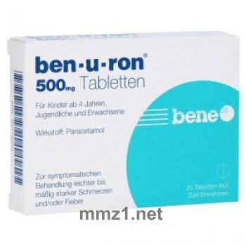Ben-u-ron 500 mg Tabletten - 20 St.