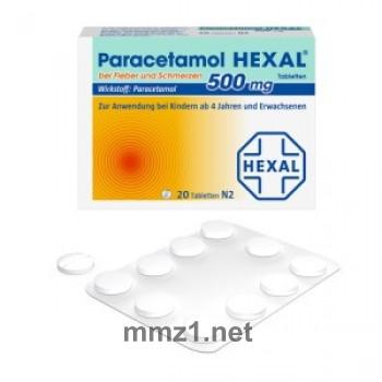 Paracetamol 500 mg HEXAL bei Fieber und Schmerzen - 20 St.