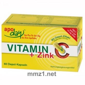 apoday Vitamin C+Zink Kapseln 60 FS - 60 St.