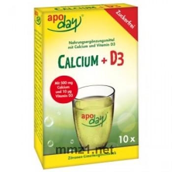 Apoday Calcium+d3 Zitrone-limette zucker - 10 x 5 g