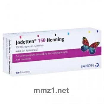 Jodetten 150 Henning Tabletten - 100 St.