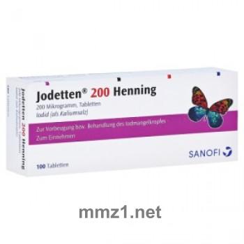 Jodetten 200 Henning Tabletten - 100 St.