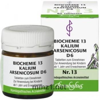 Biochemie 13 Kalium arsenicosum D 6 Tabl - 80 St.