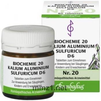 Biochemie 20 Kalium aluminium sulfuricum - 80 St.