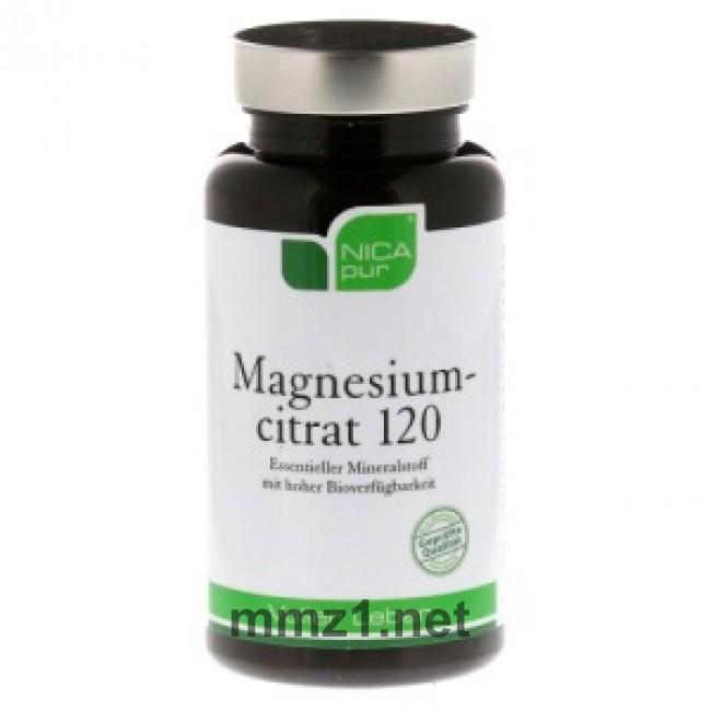 Nicapur Magnesiumcitrat 120 Kapseln - 60 St.