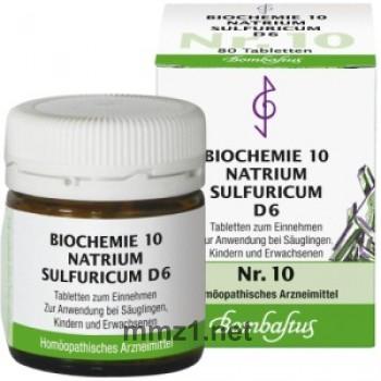 Biochemie 10 Natrium sulfuricum D 6 Tabl - 80 St.
