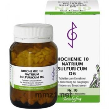 Biochemie 10 Natrium sulfuricum D 6 Tabl - 500 St.