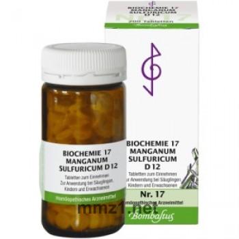 Biochemie 17 Manganum sulfuricum D 12 Ta - 200 St.