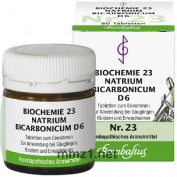 Biochemie 23 Natrium bicarbonicum D 6 Ta - 80 St.