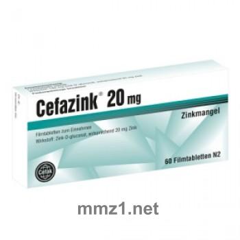 Cefazink 20 mg Filmtabletten - 60 St.
