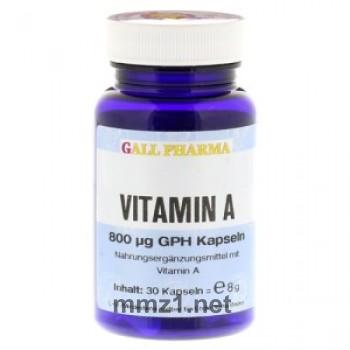 Vitamin A 800 µg GPH Kapseln - 30 St.