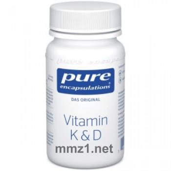 pure encapsulations Vitamin K &amp; D - 60 St.